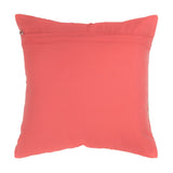 Pink Patchwork Silk Cushion Cover 16x16 inch front view
