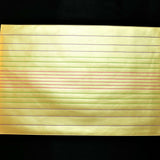 Gold Stitched Table Mat 12x18 inch front view