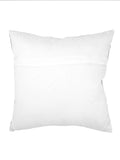 White Printed Cotton Cushion Cover 16x16 inch front view