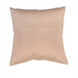 Beige Sequin Work Dupion Silk Cushion Cover 16x16 inch front view