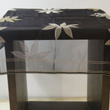 Patch Work (40 X 40 Inch) Table Cover(Black)-Organza - Jagdish Store Online Since 1965