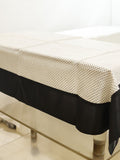 Black Table Cover 36x54 inch front view