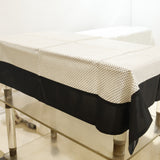 Dots (36 X 54 Inch) Table Cover(Black-White)-Sheer - Jagdish Store Online Since 1965