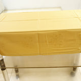 Self Design (36 X 54 Inch) Table Cover(Golden)-Cotton - Jagdish Store Online Since 1965