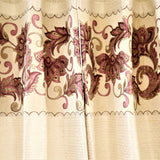 Pink Polyester Ready-made Curtain 7x4 feet front view
