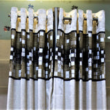 Polyester Ready-made Curtain 7x4 feet front view