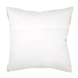 Cream Printed Polyester Cushion Cover front view