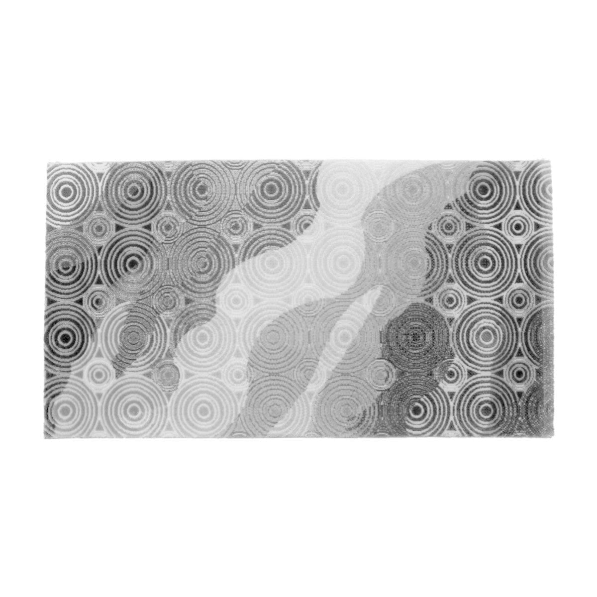 Stiltarz- (Cream/Grey) Modern Synthetic Carpets(80 X 150 Cm) - Jagdish Store Online Since 1965