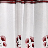 (Maroon) Curtain Self Design- Polyester(7 X 4 Feet) - Jagdish Store Online Since 1965