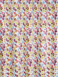 Pink Polyester Ready-made Curtain 7x4 feet front view