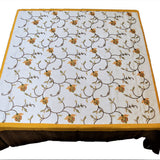 Multicolor Embroidered Polyester Table Cover front view