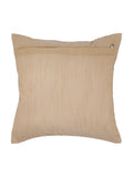 Black Printed Satin Cushion Cover front view