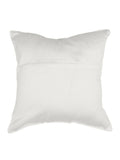 Beige Embroidered Dupion Silk Cushion Cover front view