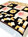 Golden Polyester Blanket front view