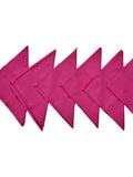Pink Plain Cotton Napkin front view