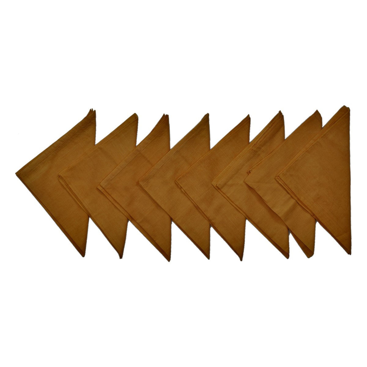Brown Plain Cotton Napkin front view