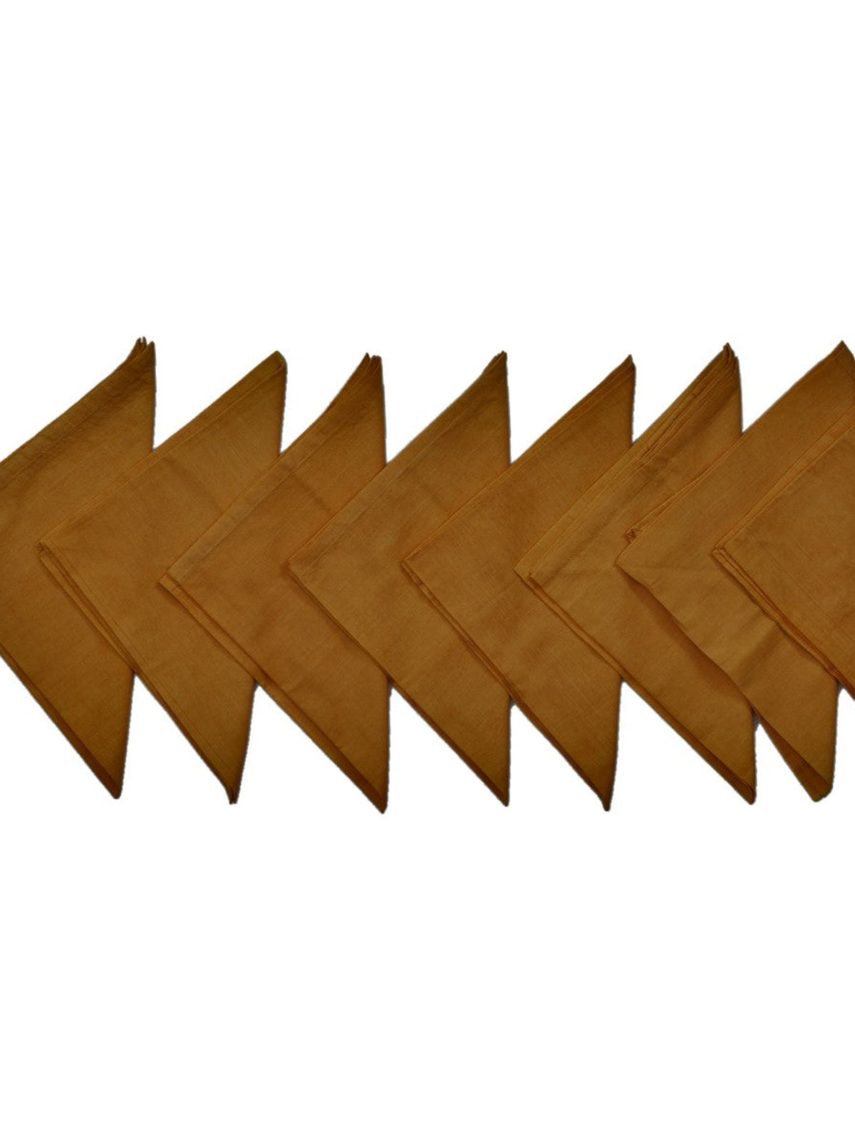Brown Plain Cotton Napkin front view