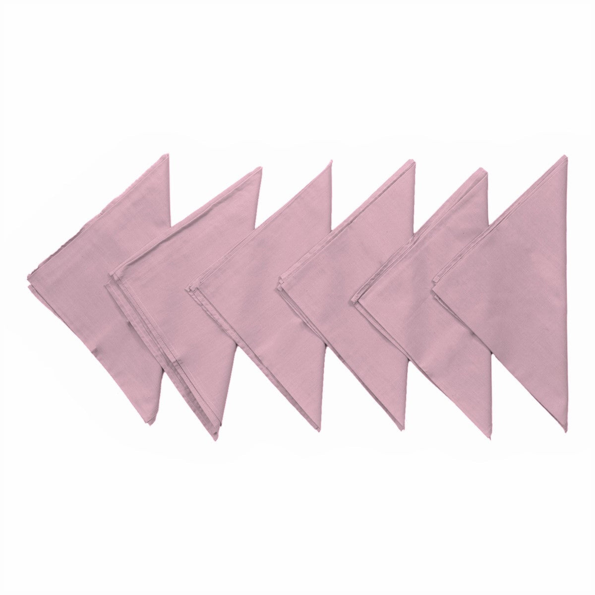 Purple Plain Cotton Napkin front view