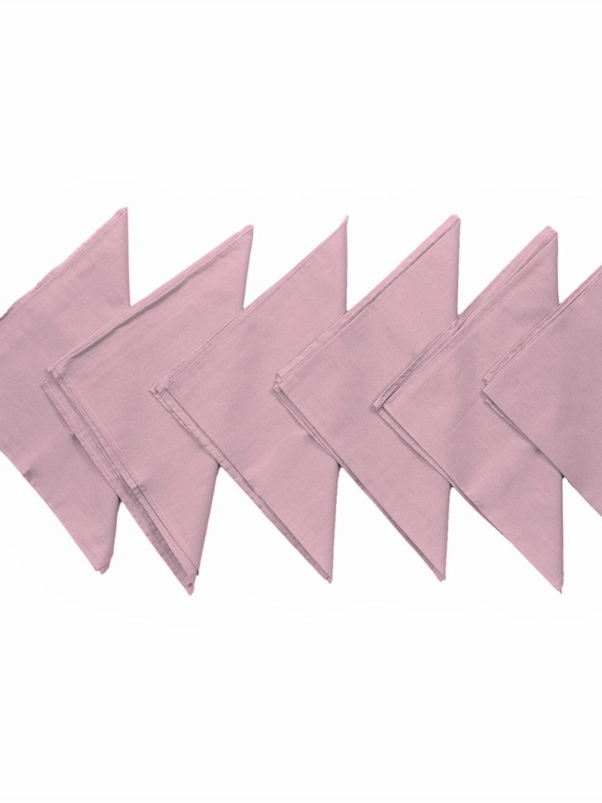 Purple Plain Cotton Napkin front view