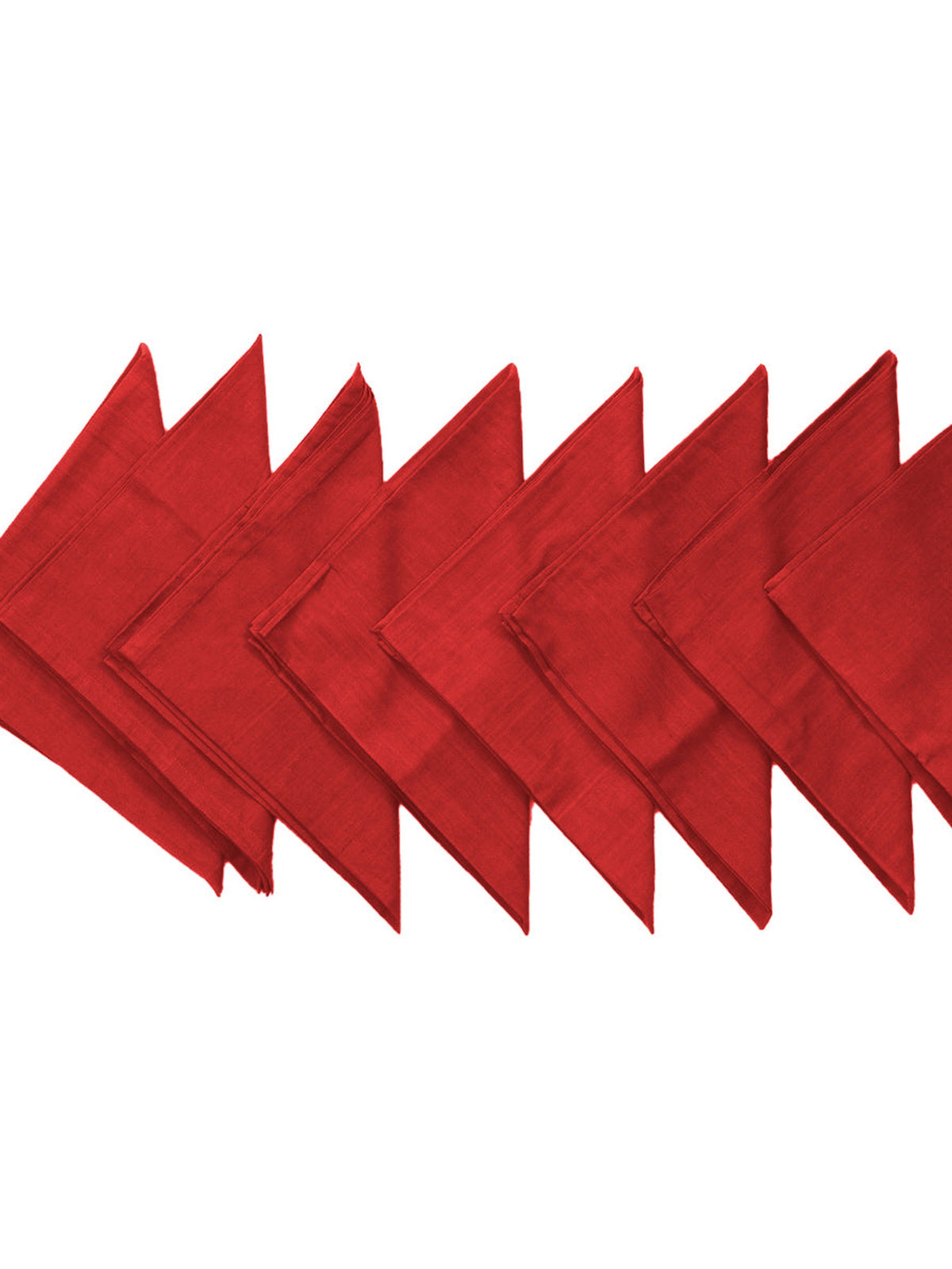 Maroon Plain Cotton Napkin front view