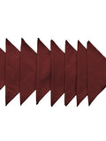 (Maroon) Plain Cotton Napkin Set-6 Pcs(16 x 16 Inch) - Jagdish Store Online Since 1965