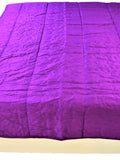 Purple Plain Quilt front view
