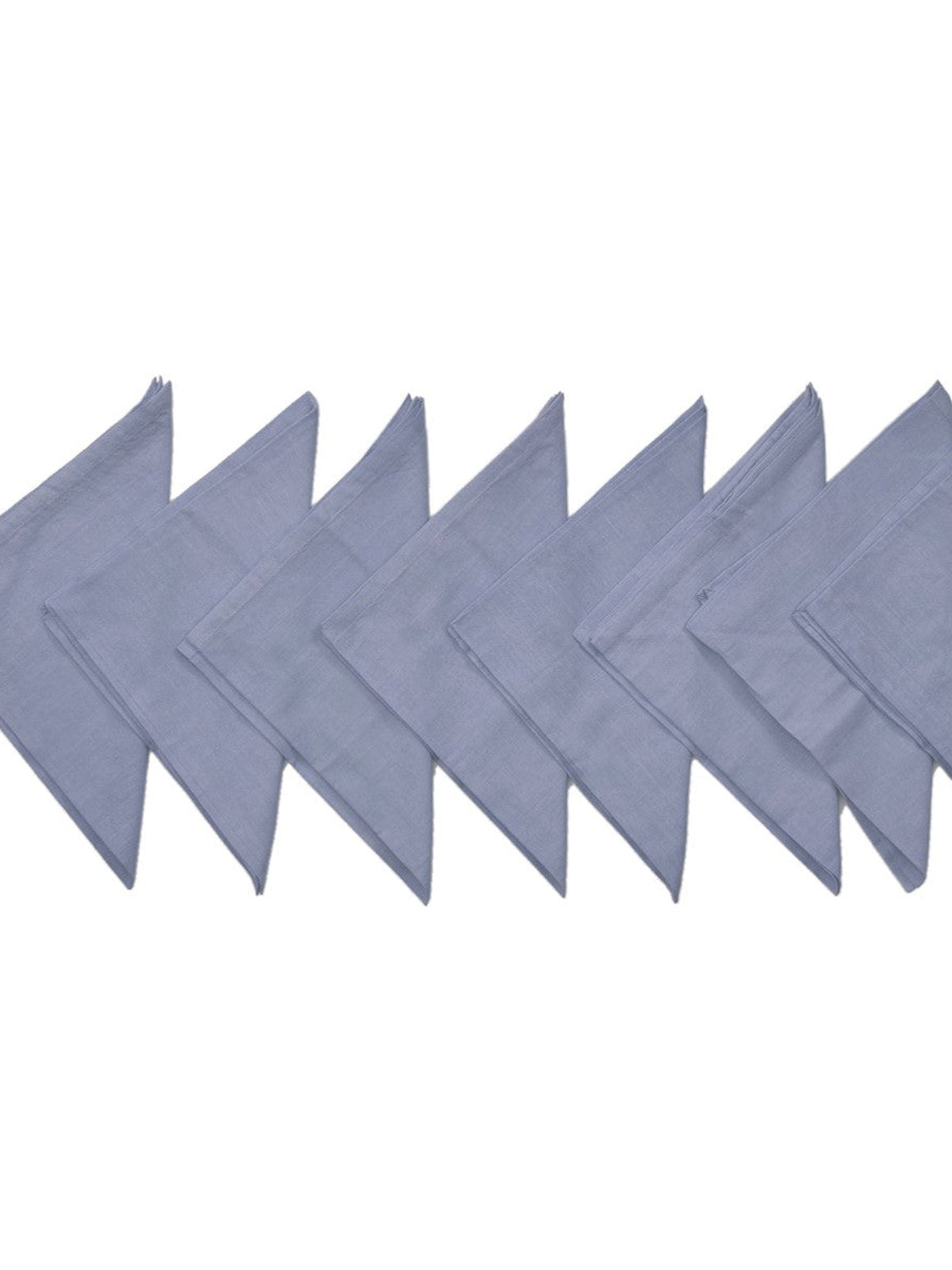 Grey Plain Cotton Napkin front view