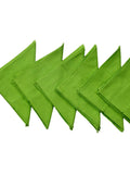 (Green) Plain Cotton Napkin Set-6 Pcs(21 x 21 Inch) - Jagdish Store Online Since 1965