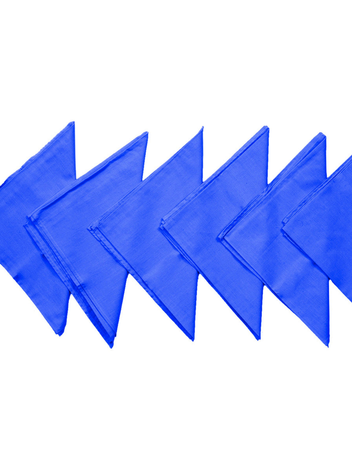 Blue Plain Cotton Napkin front view