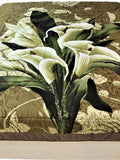 Printed(Green) PolyCotton AC Quilt (84x94 Inch)-250 GSM - Jagdish Store Online Since 1965