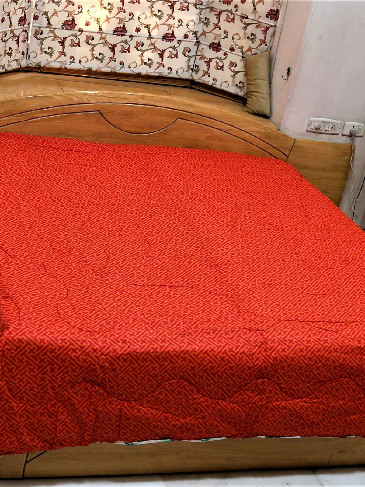 Reversible Printed Cotton AC Quilt (90x100 Inch)-200 GSM - Jagdish Store Online Since 1965
