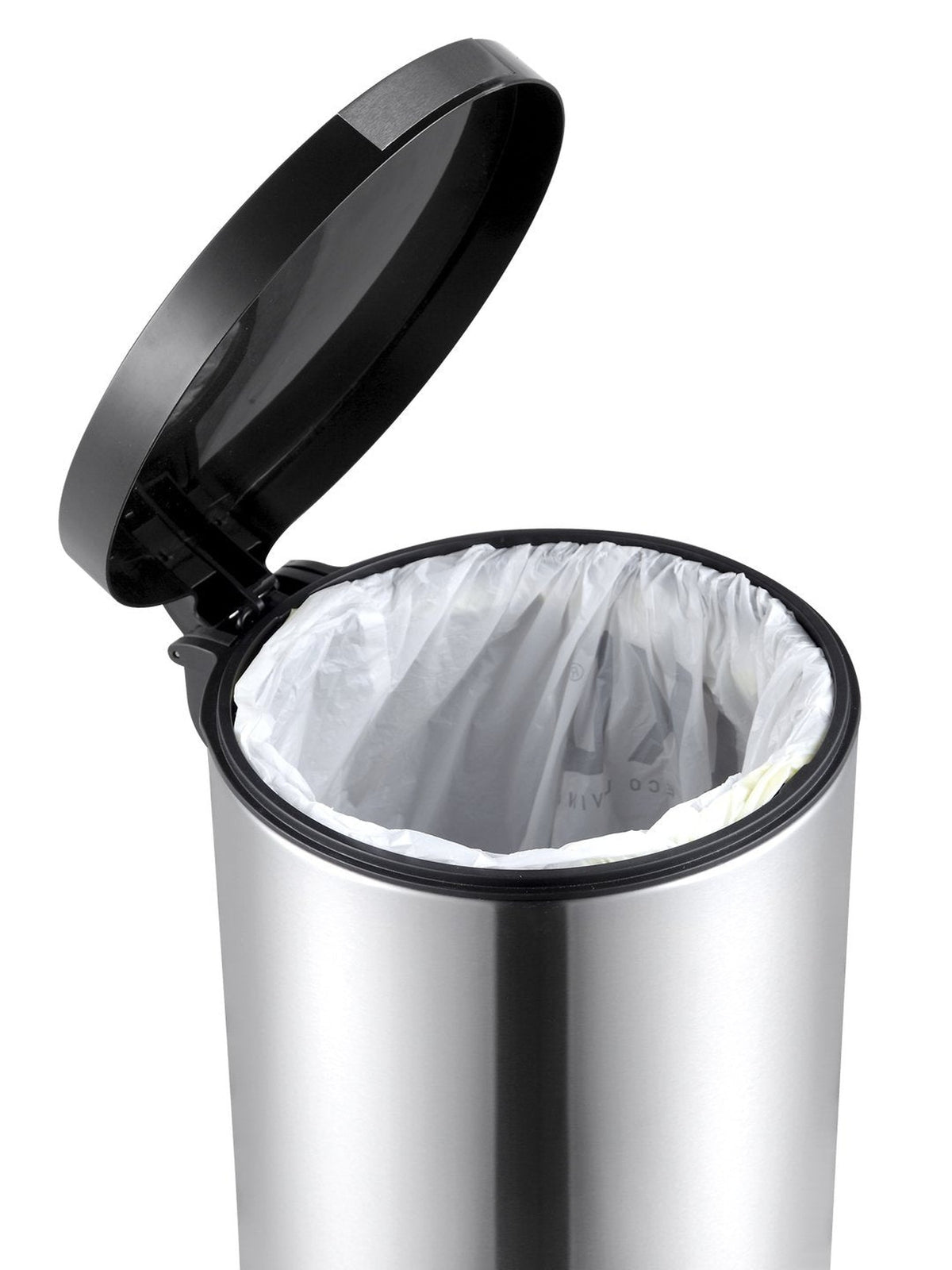 Grey Plain Dustbin front view