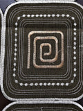 Brown Polyester Table Cover front view
