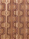 Maroon Polyester Ready-made Curtain 7x4 feet front view