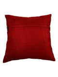 Maroon Polyester Cushion Cover front view