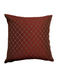 Brown Polyester Cushion Cover front view
