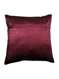 Pink Sequin Work Cushion Cover front view