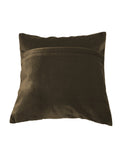 Green Plain Velvet Cushion Cover front view