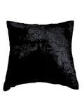 Black Sequin Work Velvet Cushion Cover front view