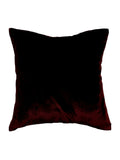 Black Chenille Cushion Cover front view