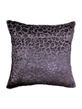 Purple Velvet Cushion Cover front view