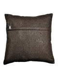 Grey Polycotton Cushion Cover front view