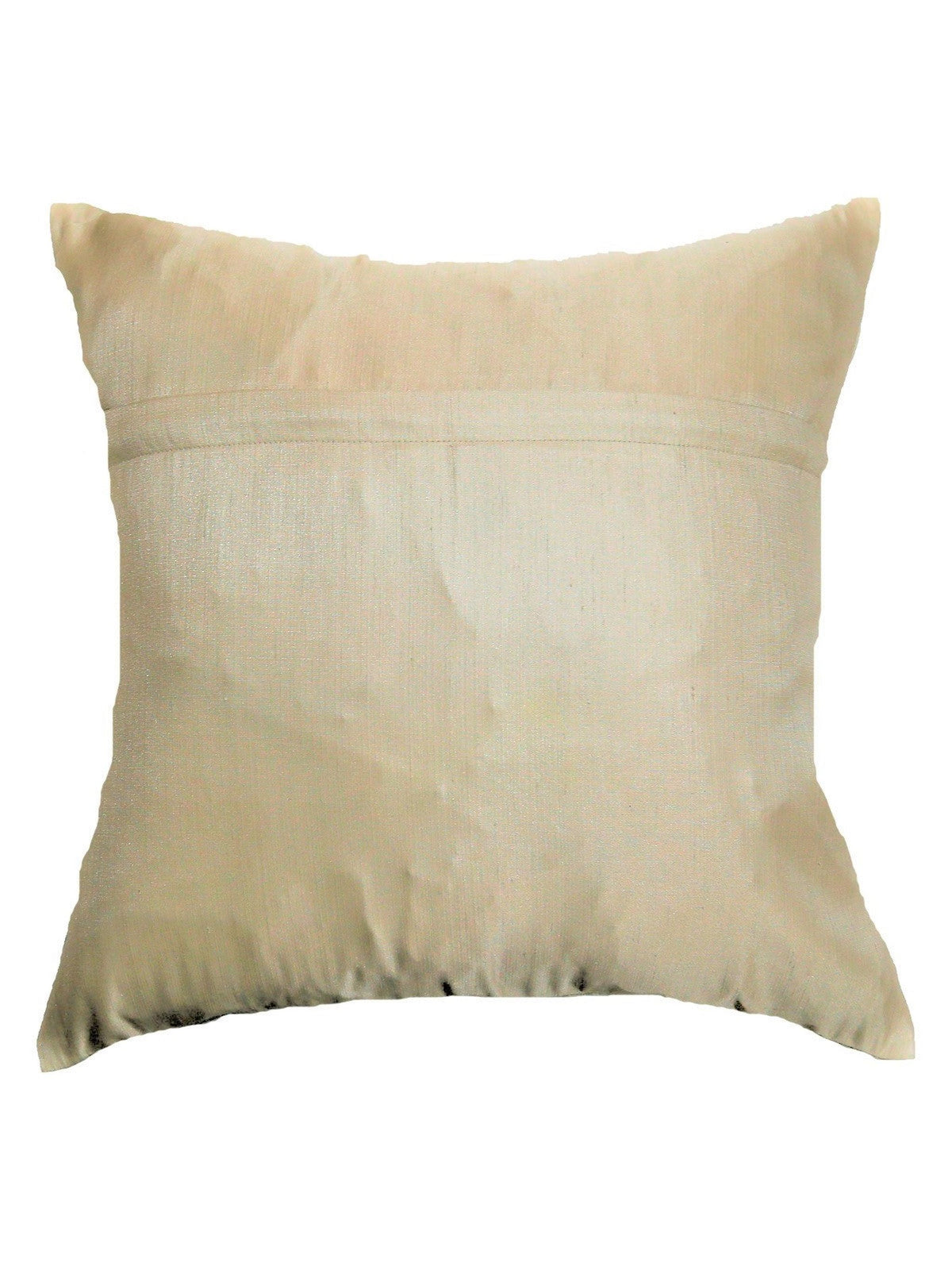 Plain ivory reverse with concealed zip
