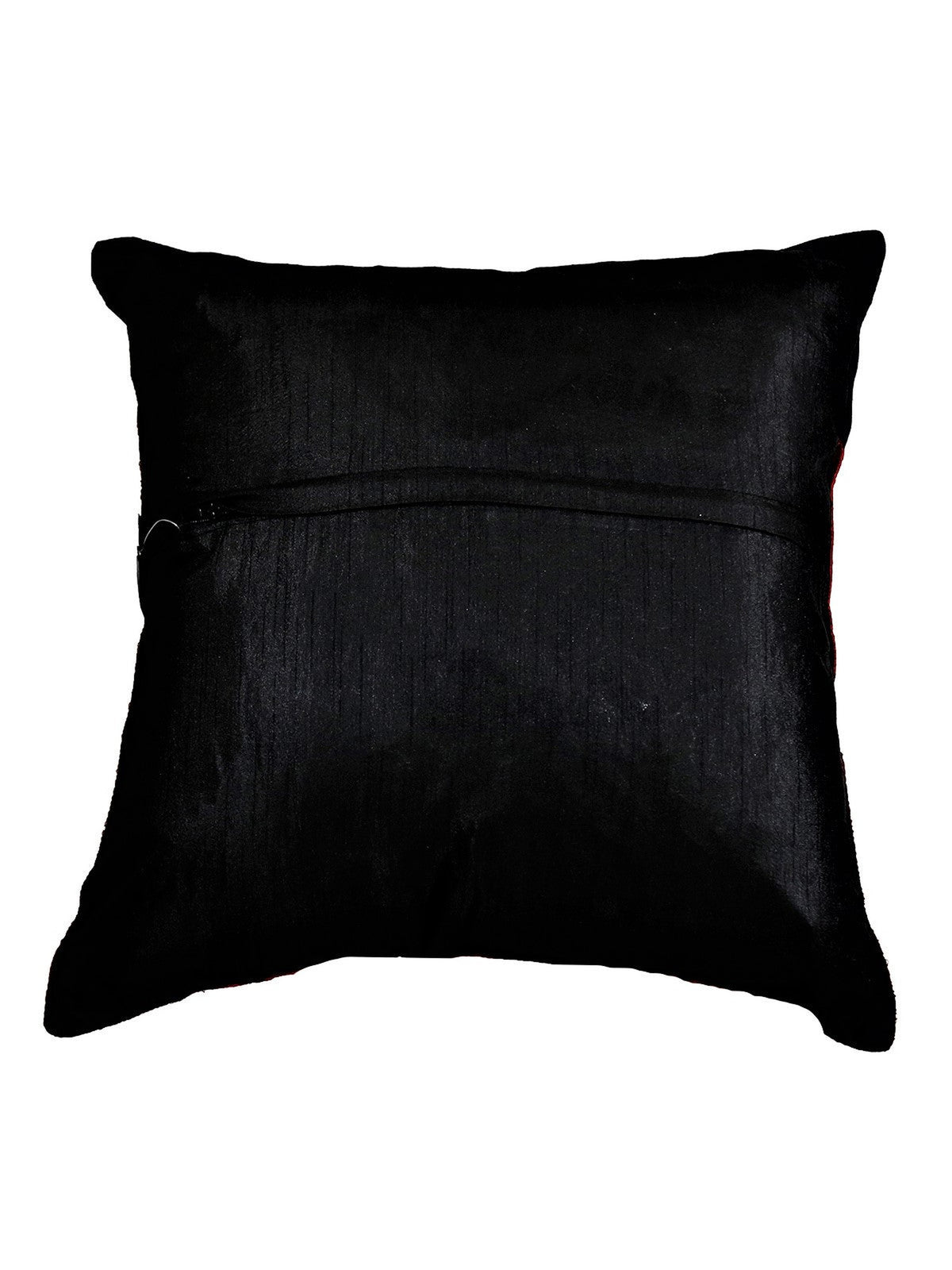 Plain black reverse with concealed zip