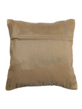 Beige Embroidered Polyester Cushion Covers 12x12 inch front view