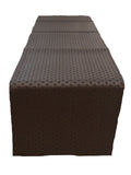 Brown Table Runner 13 X 90 inch front view