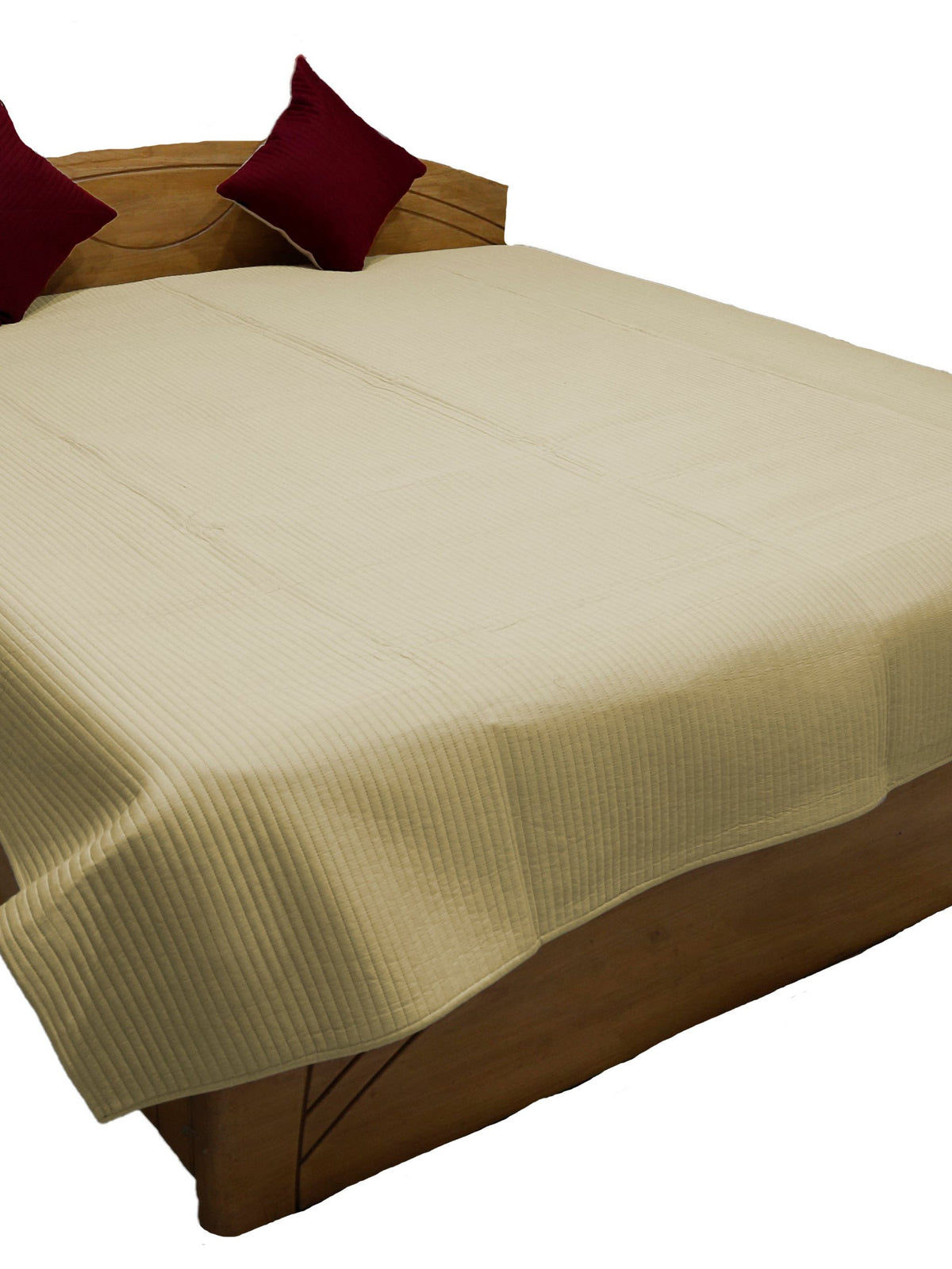 Beige Bedcover front view