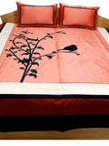 Patch Work PolySilk Quilted BedCover Set-(1 bedcover+ 2 Pillow Covers) - Jagdish Store Karol Bagh Online Since 1965