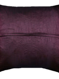 Grey Embroidered Polyester Cushion Covers 24x24 inch front view