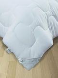 White Quilt front view